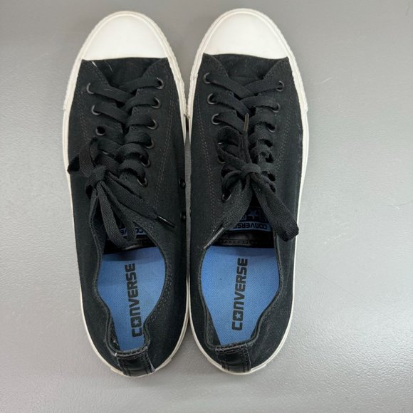 Converse Chuck Taylor All Star Unisex Black Low Top Shoes Mens 11 Womens 13 - Picture 7 of 8